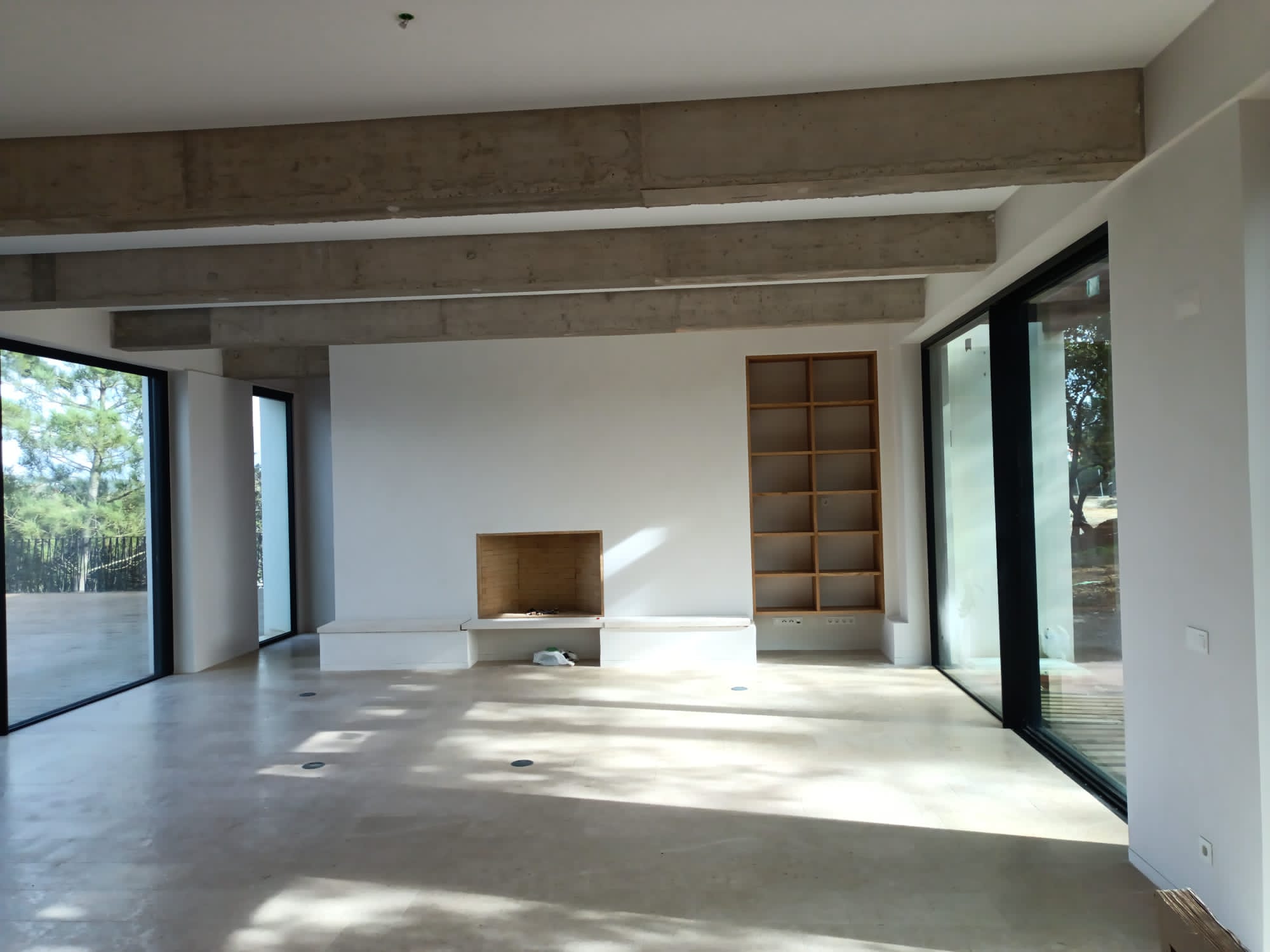 Construção de raiz de moradia