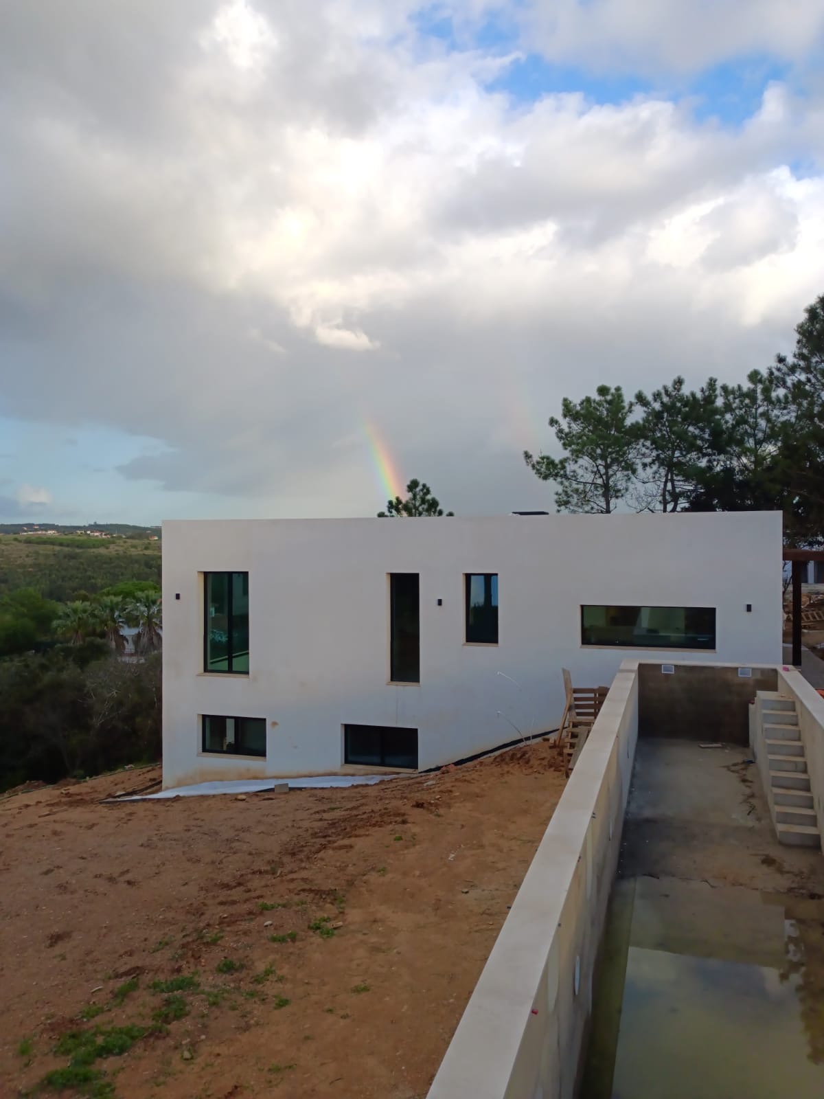 Construção de raiz de moradia